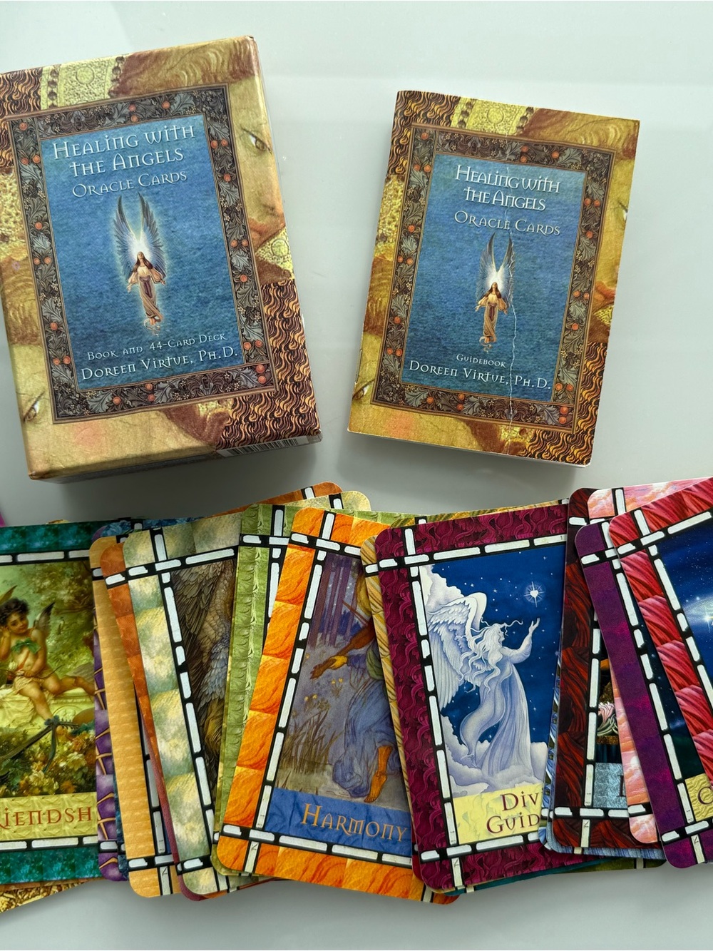 Rare out of print Healing With The Angels Oracle Cards by Doreen Virtue